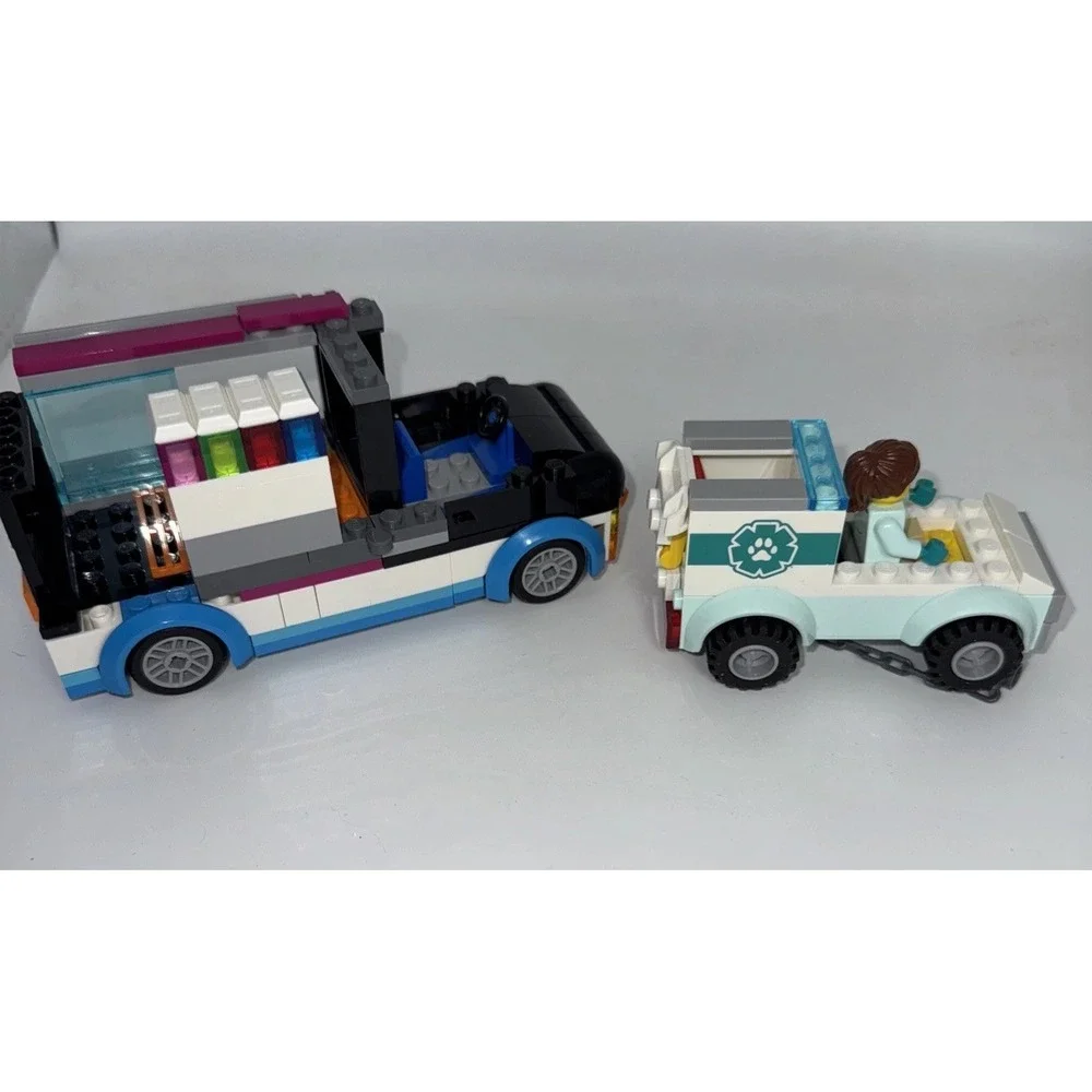 Lego City Penguin Slushy Van Set and a Small Van Incomplete sets